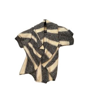 Express Black and Cream Cardigan Sweater Womans Med